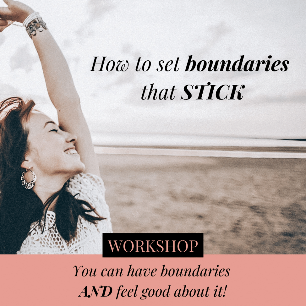You can have boundaries & feel good about it!