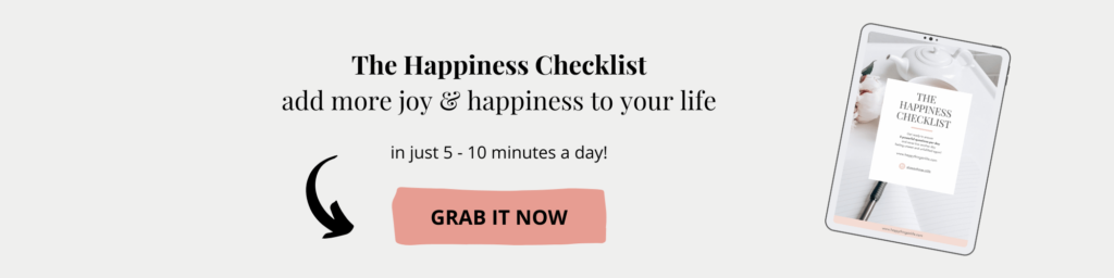 The Happiness Checklist